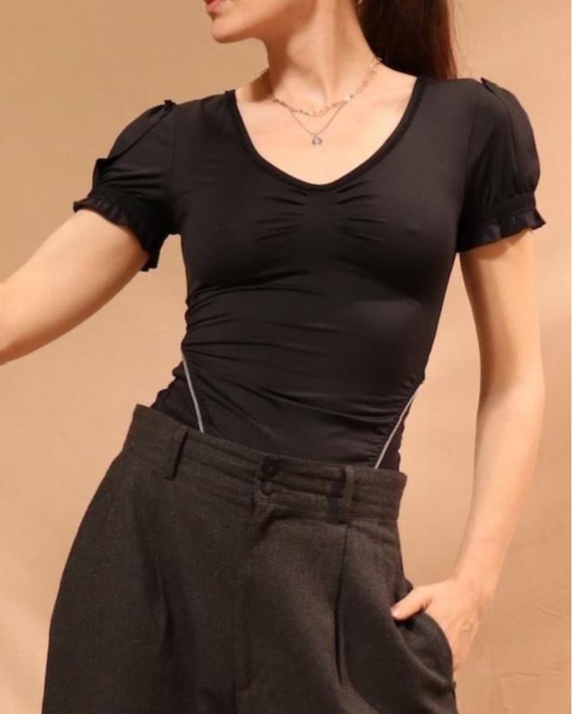 Adidas By Stella Mccartney Ruched Top  - Image 1