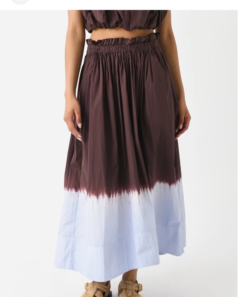 Tie-Dye Midi Skirt And Too - Image 2