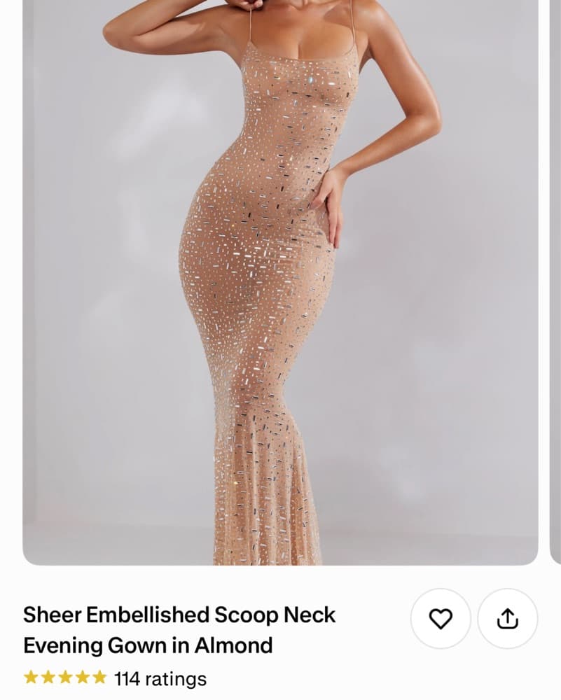Oh Polly Embellished Gown - Image 4