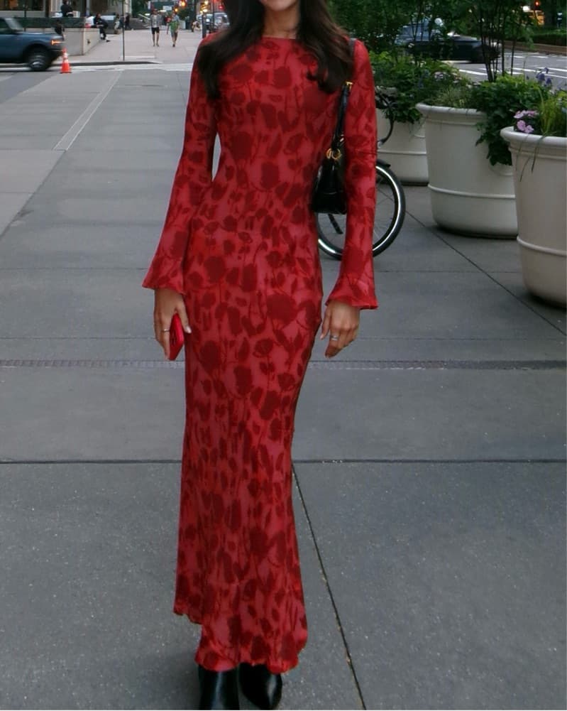 Red Realisation Par Dress The Gia - Image 1
