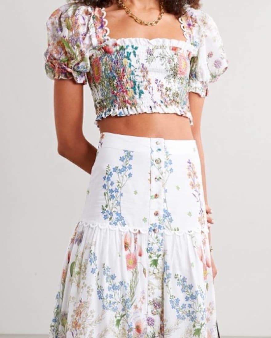 Charo Ruiz Lirio Floral Top - Image 1