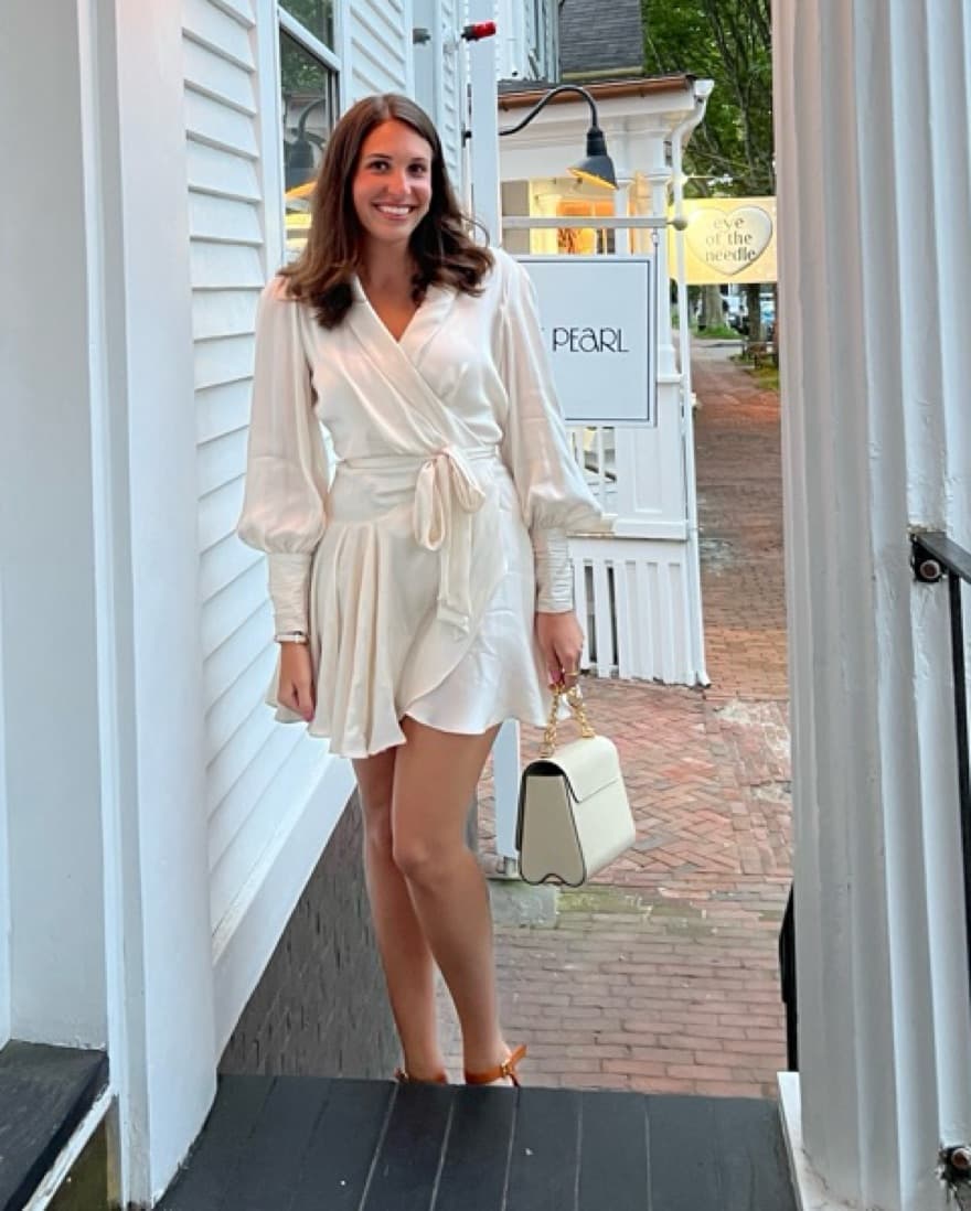 Zimmermann White Silk Wra Dress - Image 2