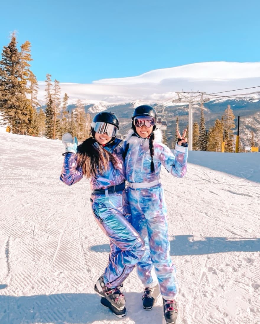 WOMEN'S IRIDESCENT IRIS SKI SUIT - Image 1