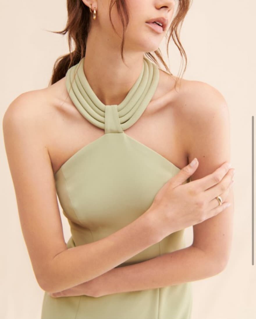 Ronny Kobo Lenox Halter Dress - Image 2