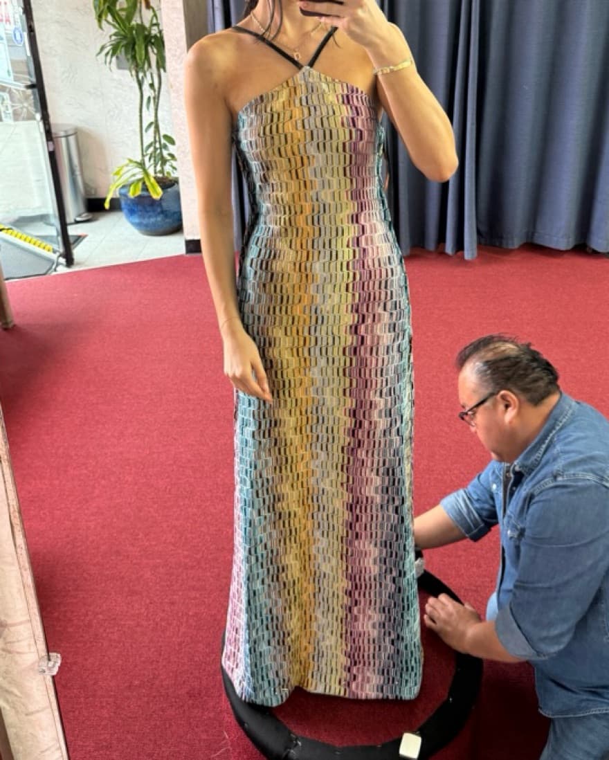 Missoni Open Back Metallic Gown - Image 6