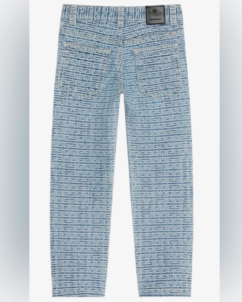 Givenchy Patterned Denim Pants - Image 2