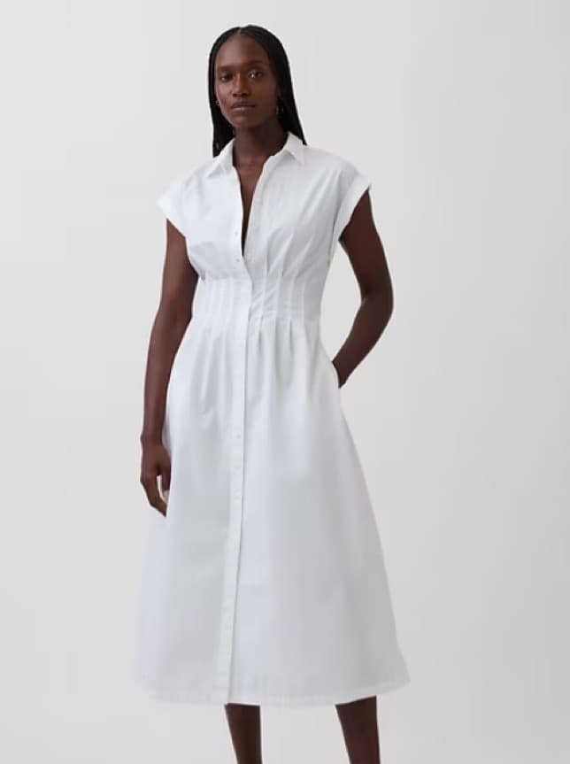 RL White Button Down Dress - Image 1