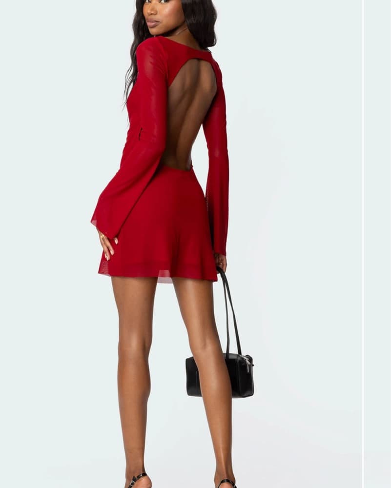 Edikted Women's Reena Backless Mini Dres - Image 1