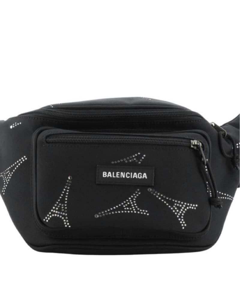 BALENCIAGA Crystal Eiffel Tower Belt Bag - Image 2