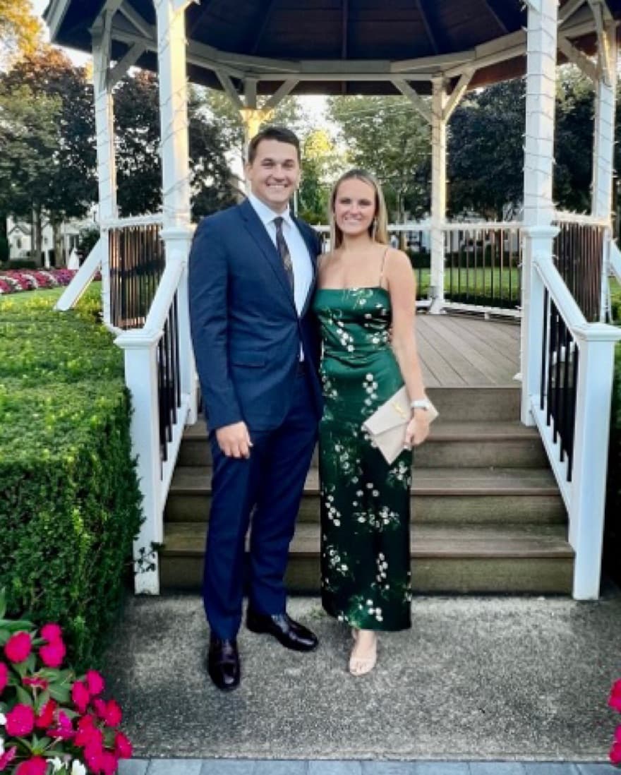 Reformation Silk Dress in Green Floral - Image 2