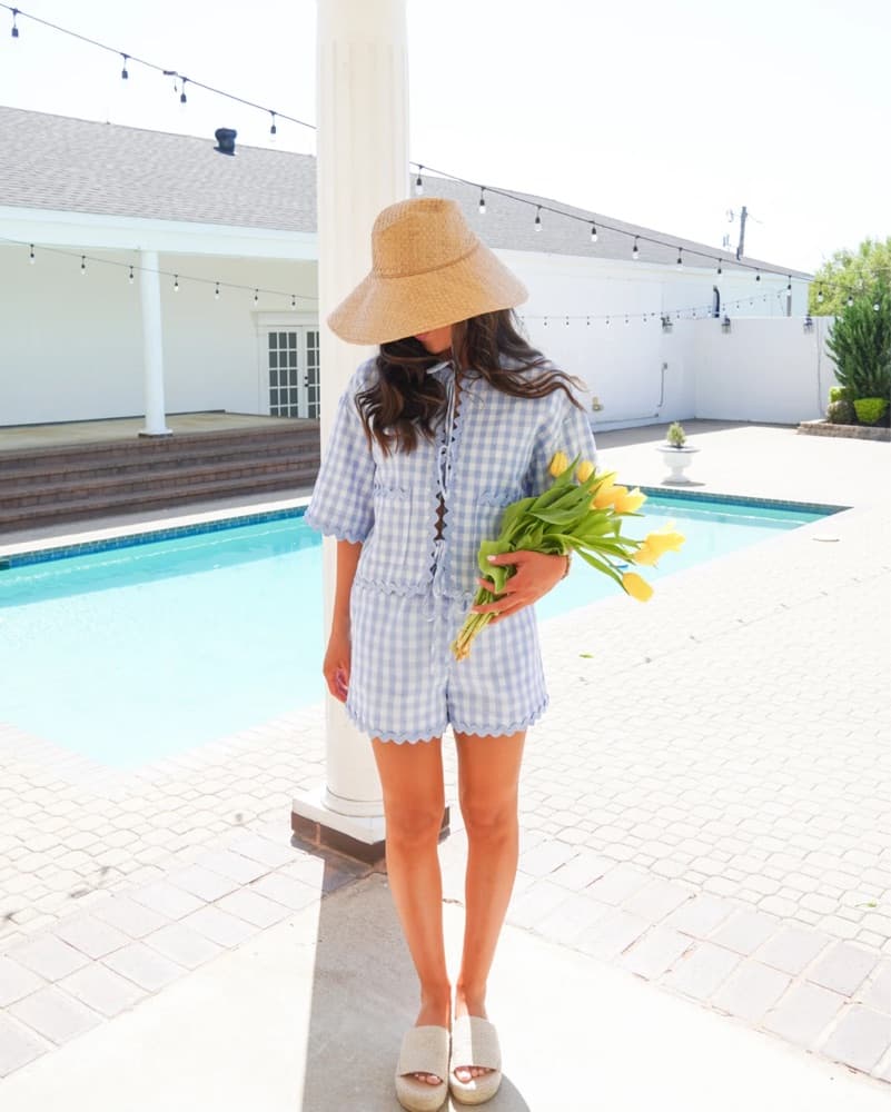 Light Blue Gingham Set - Image 1