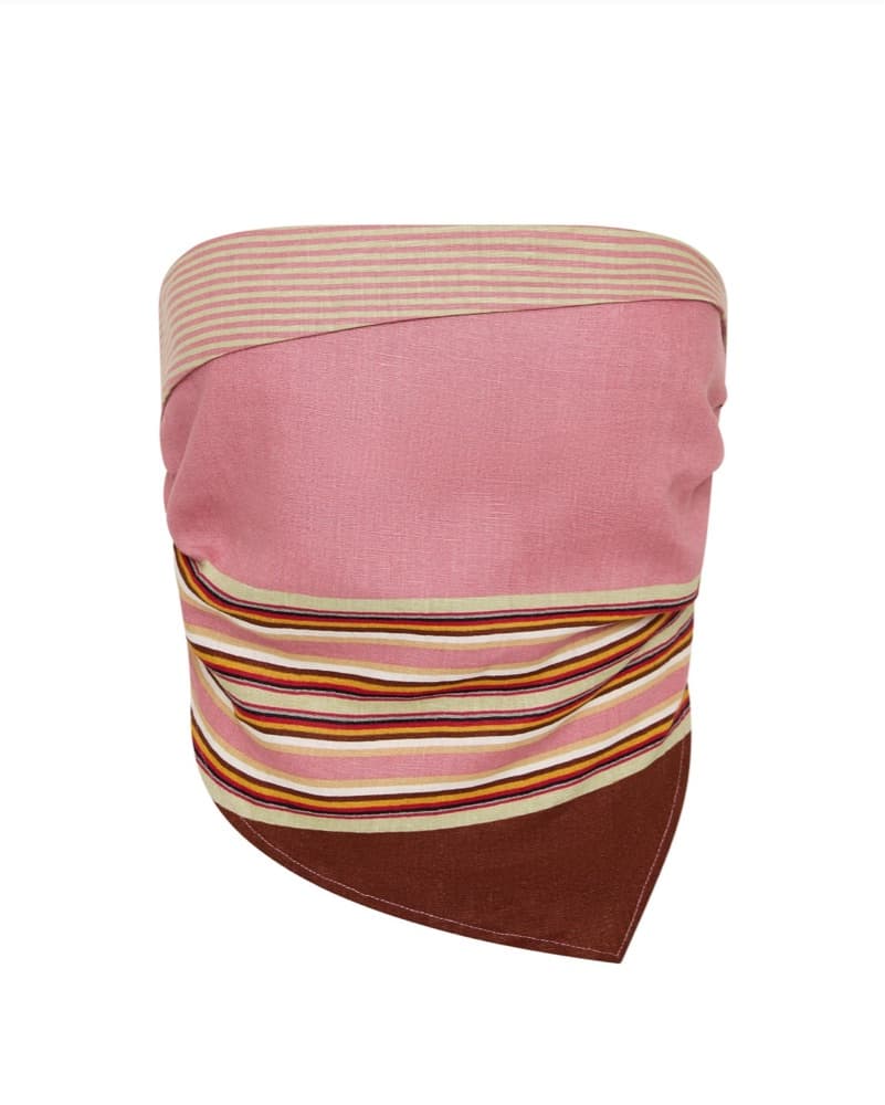Ebbe Top Barragan Stripe Dusty Mauve   - Image 2