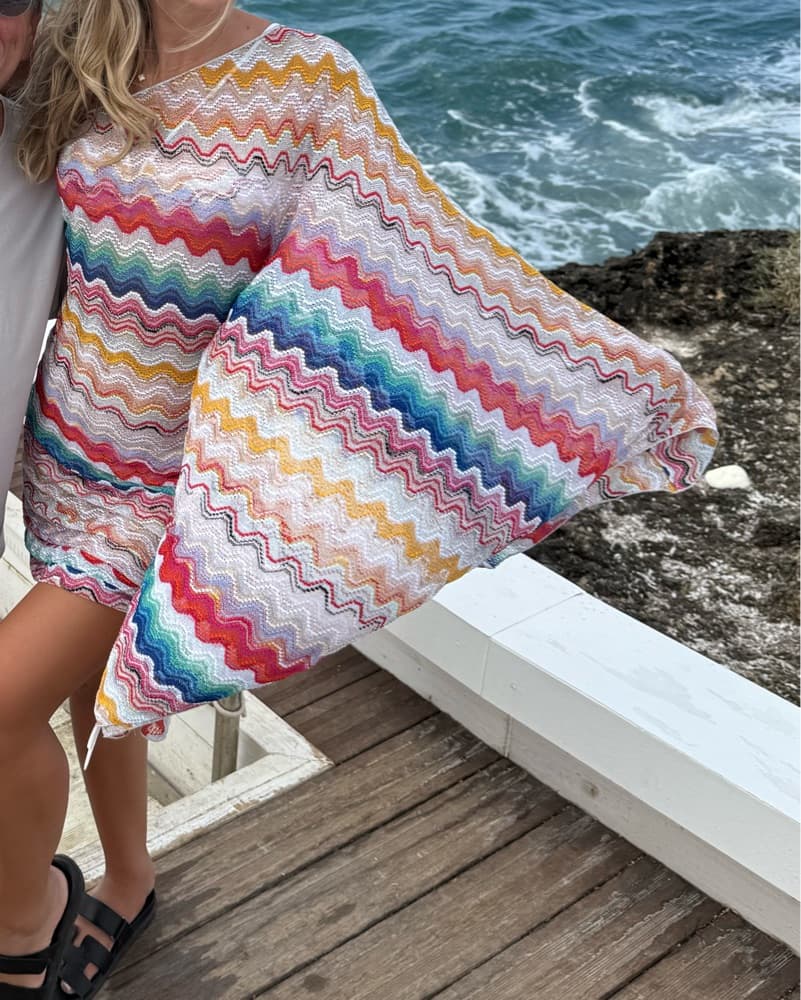 Vibrant Missoni One-Shoulder Dress - Image 3