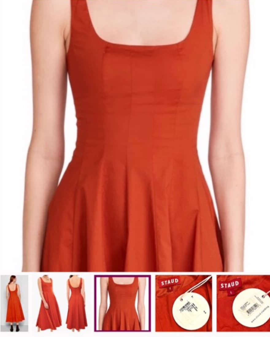Staud Midi dress - Image 1