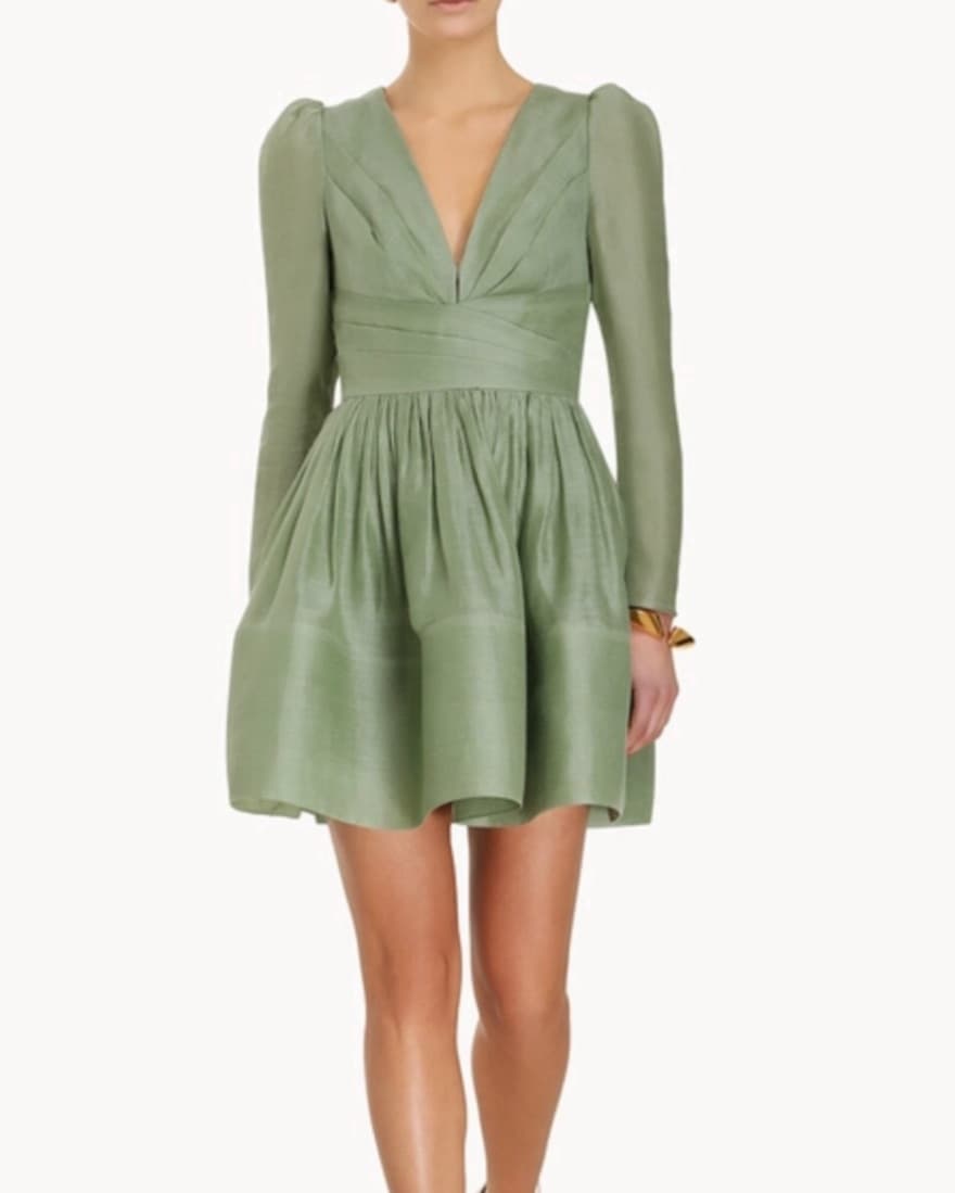 Zimmerman Lyrical Cross Over Mini Dress  - Image 1