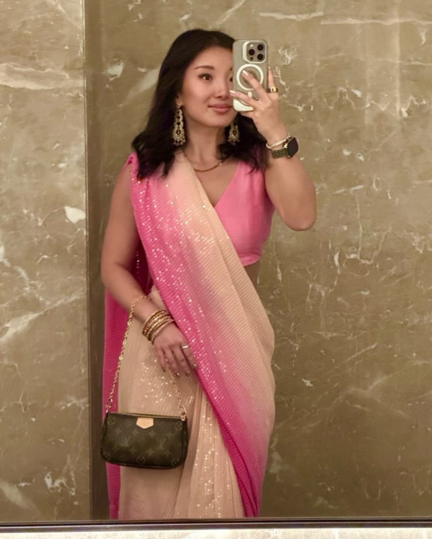 Indian Saree Wedding Outfit - Image 1