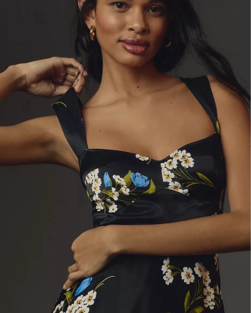 Anthropologie Floral Maxi Dress - Image 2