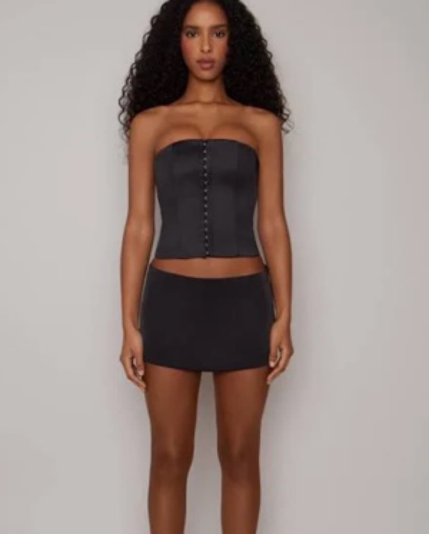 Danielle Guizio Satin Corset - Image 2