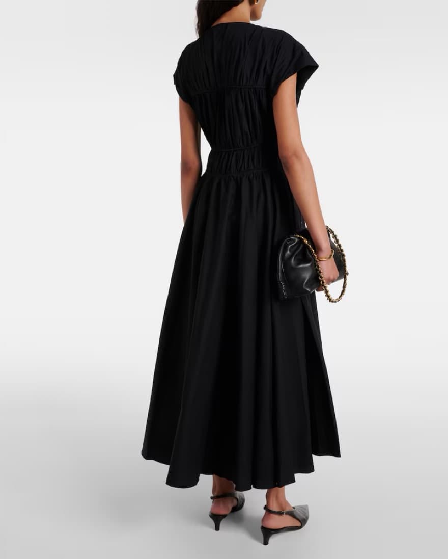 TOVE Ceres gathered cotton midi dress - Image 2