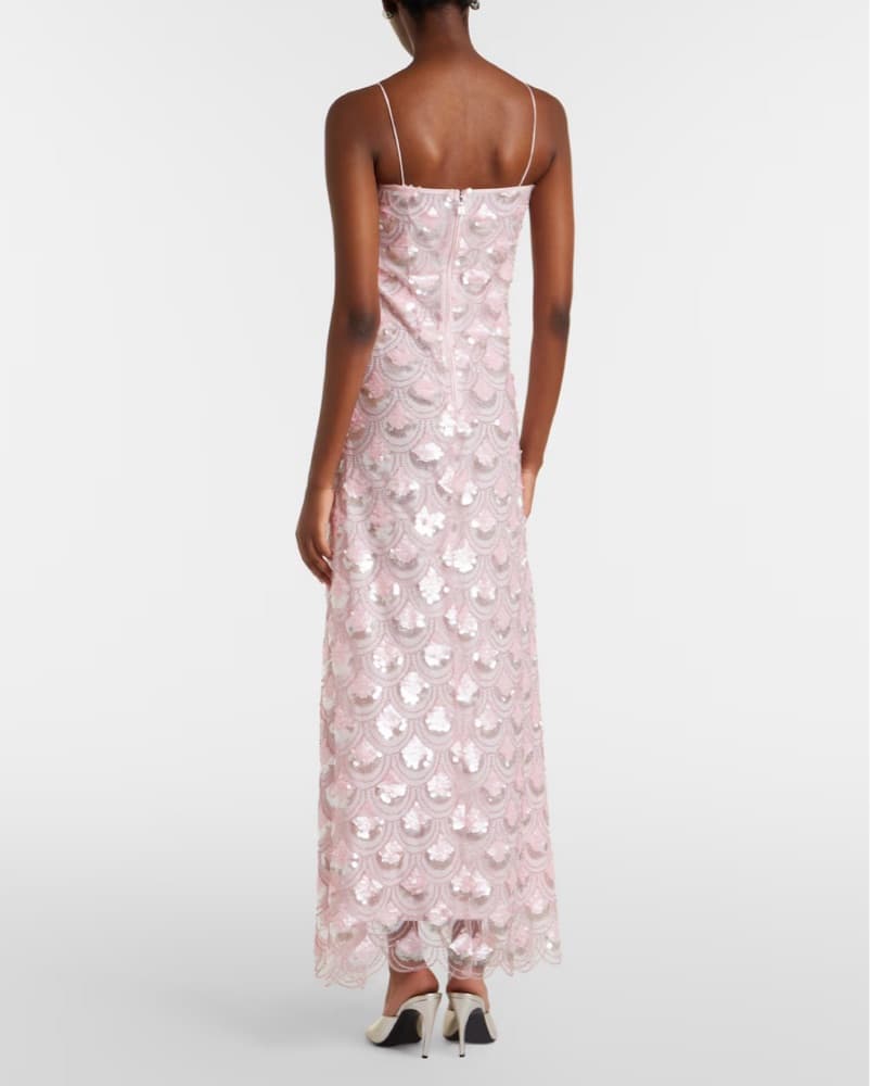 Rotate Pink Embellished Gown - Image 5