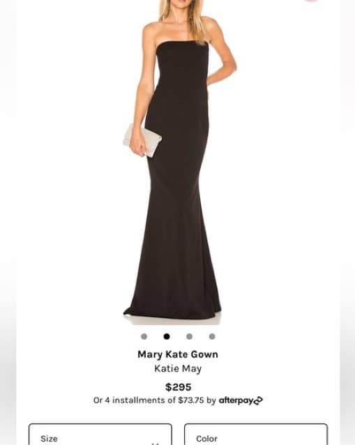 Elegant Black Maxi Gown - Image 2