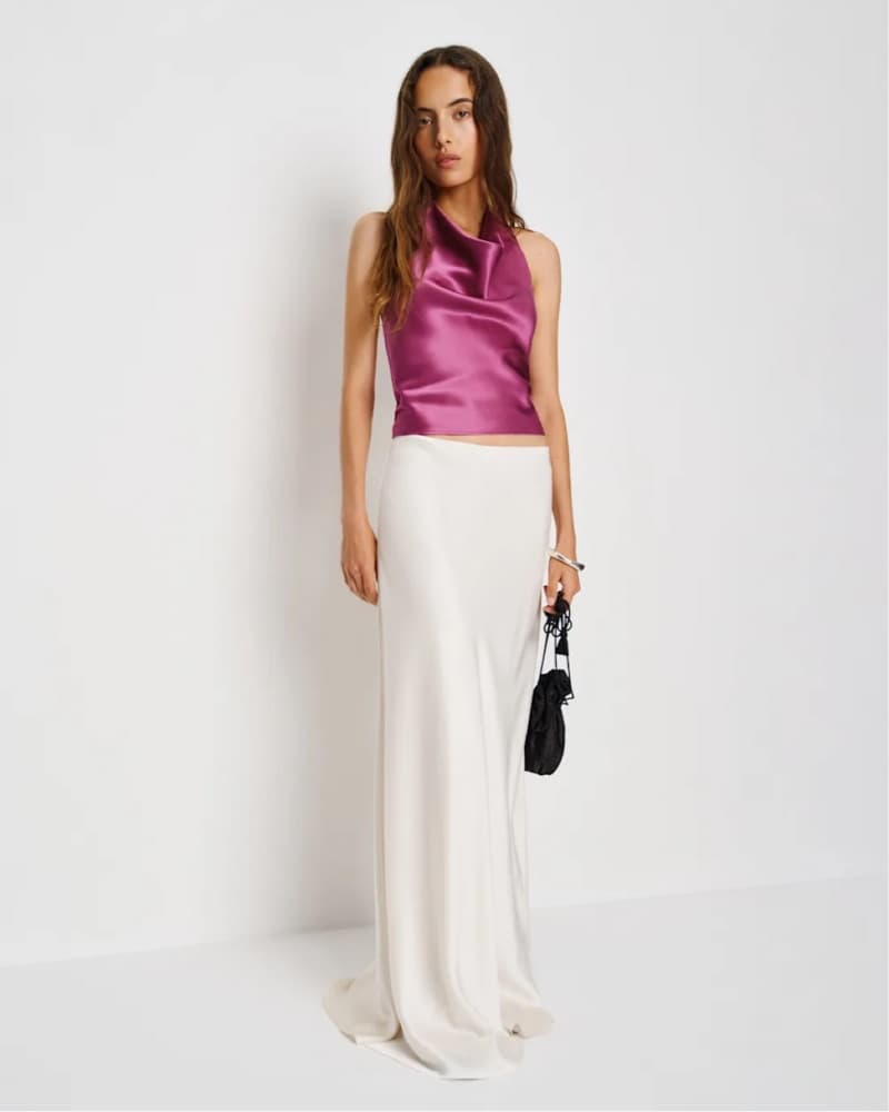 Reformation Tali Silk Top - Image 1