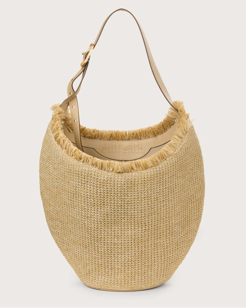Cult Gaia Odette Raffia Tote Bag  - Image 2