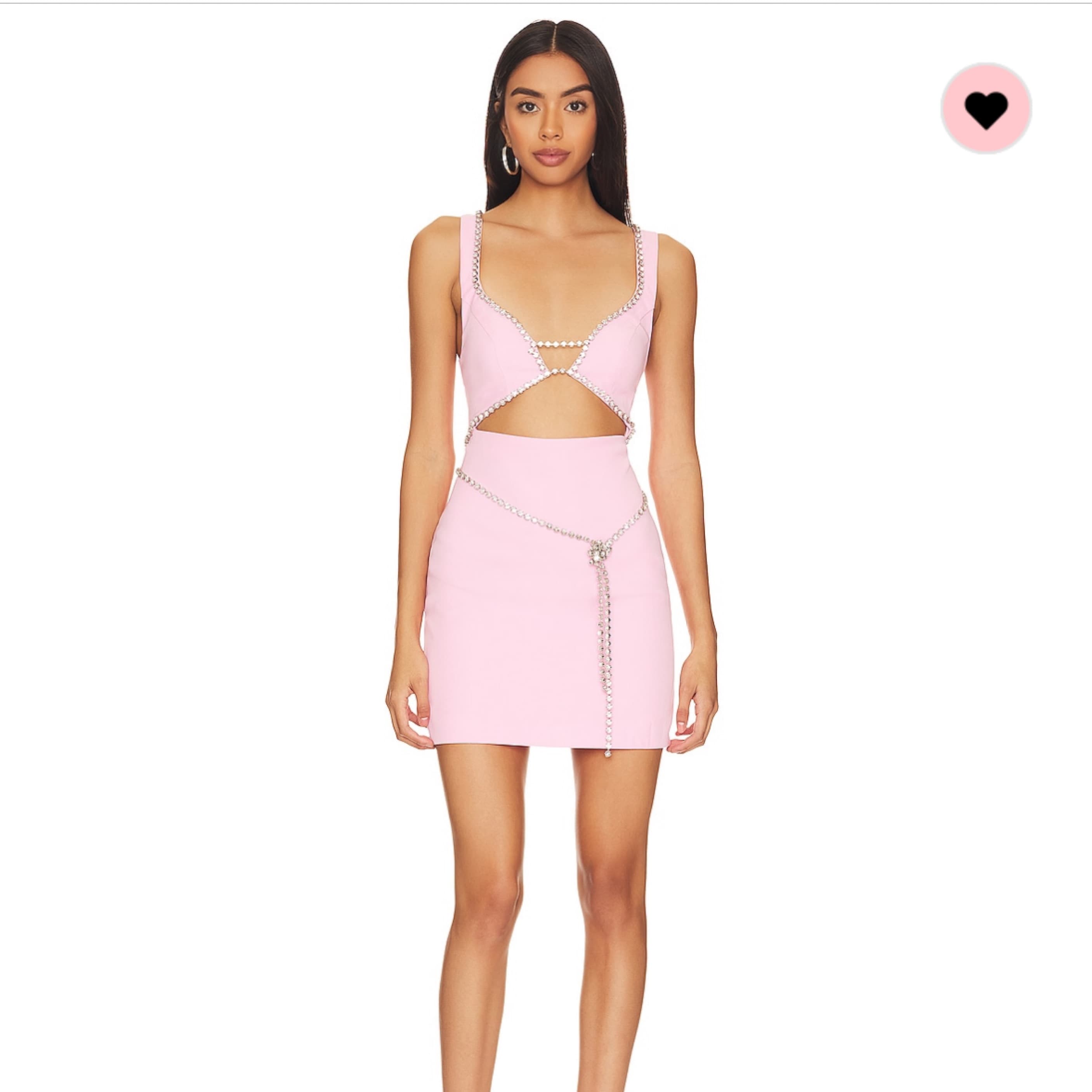 Matteson Mini Dress In Bubblegum - Image 1