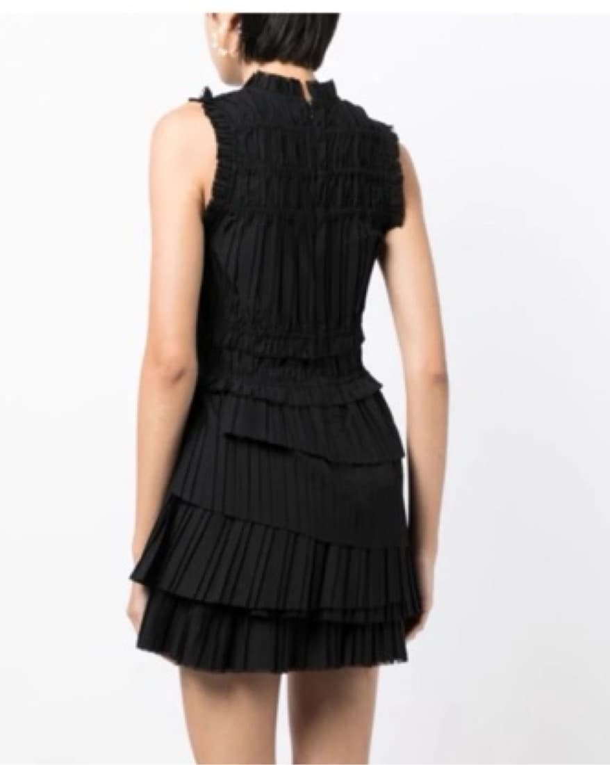 SEA New York Grier Pleated Mini Dress - Image 4