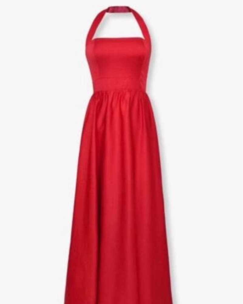 Long Red Dress - Image 4