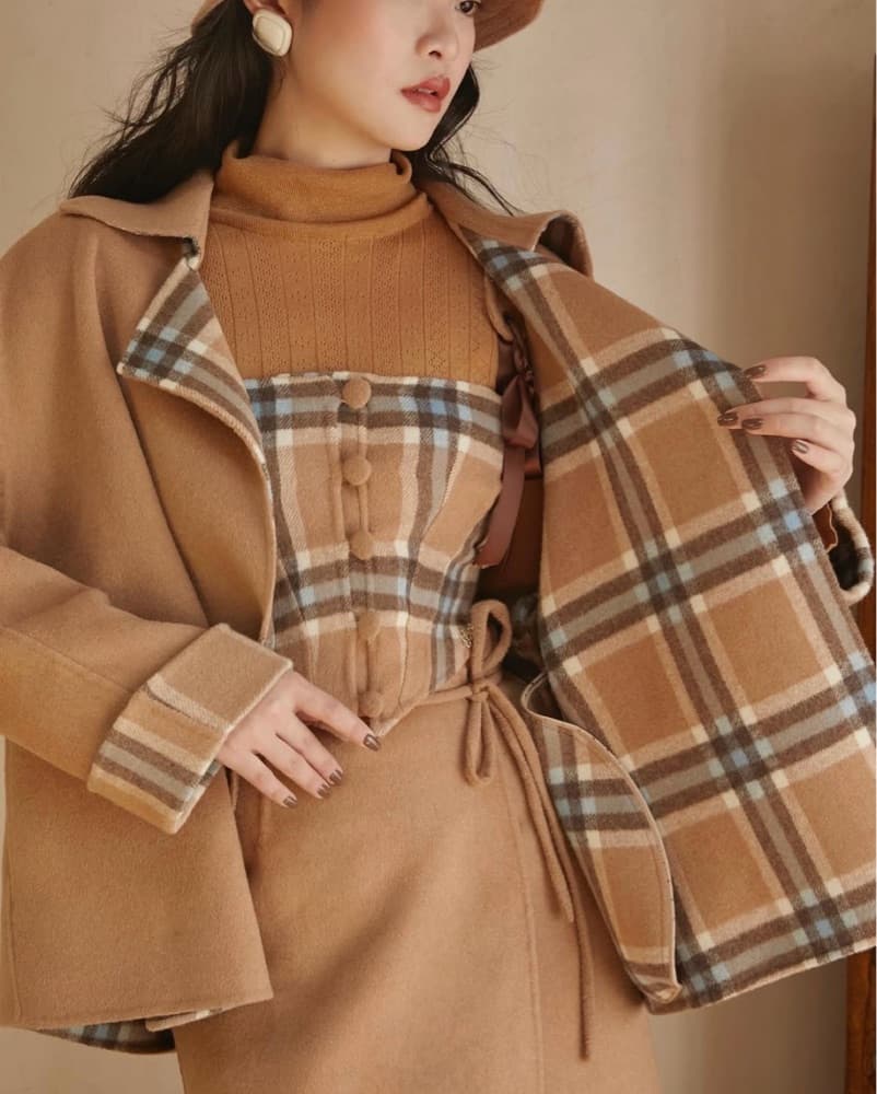 Brown Wool Coat - Image 1