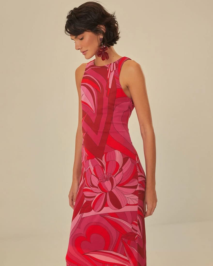 Farm Rio Pink Midi - Image 2