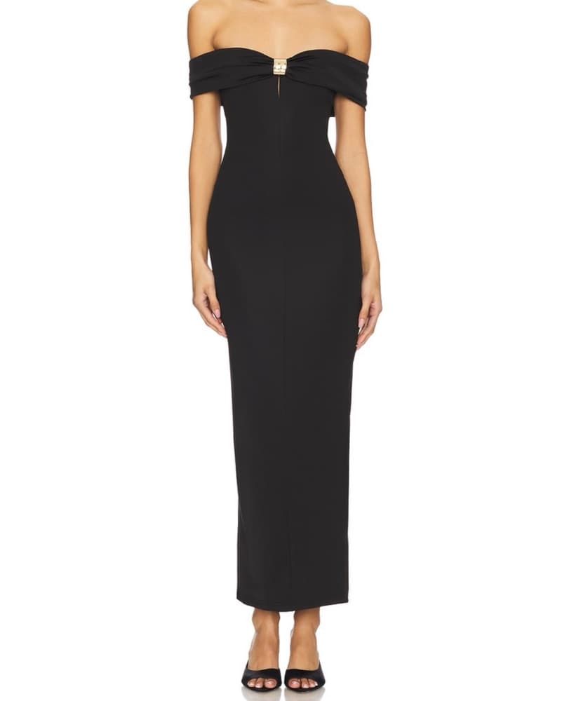 Superdown Blake Off Shoulder Gown - Image 1