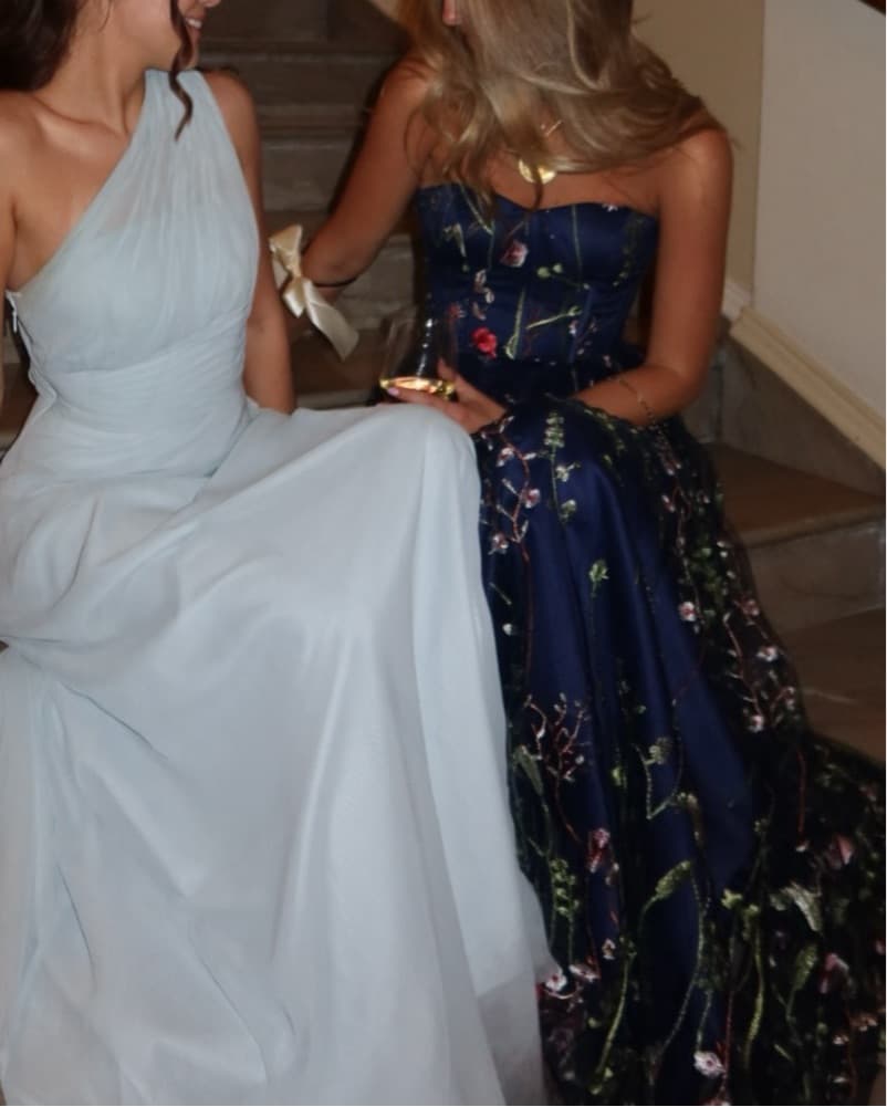 Dark Floral Gown - Image 3