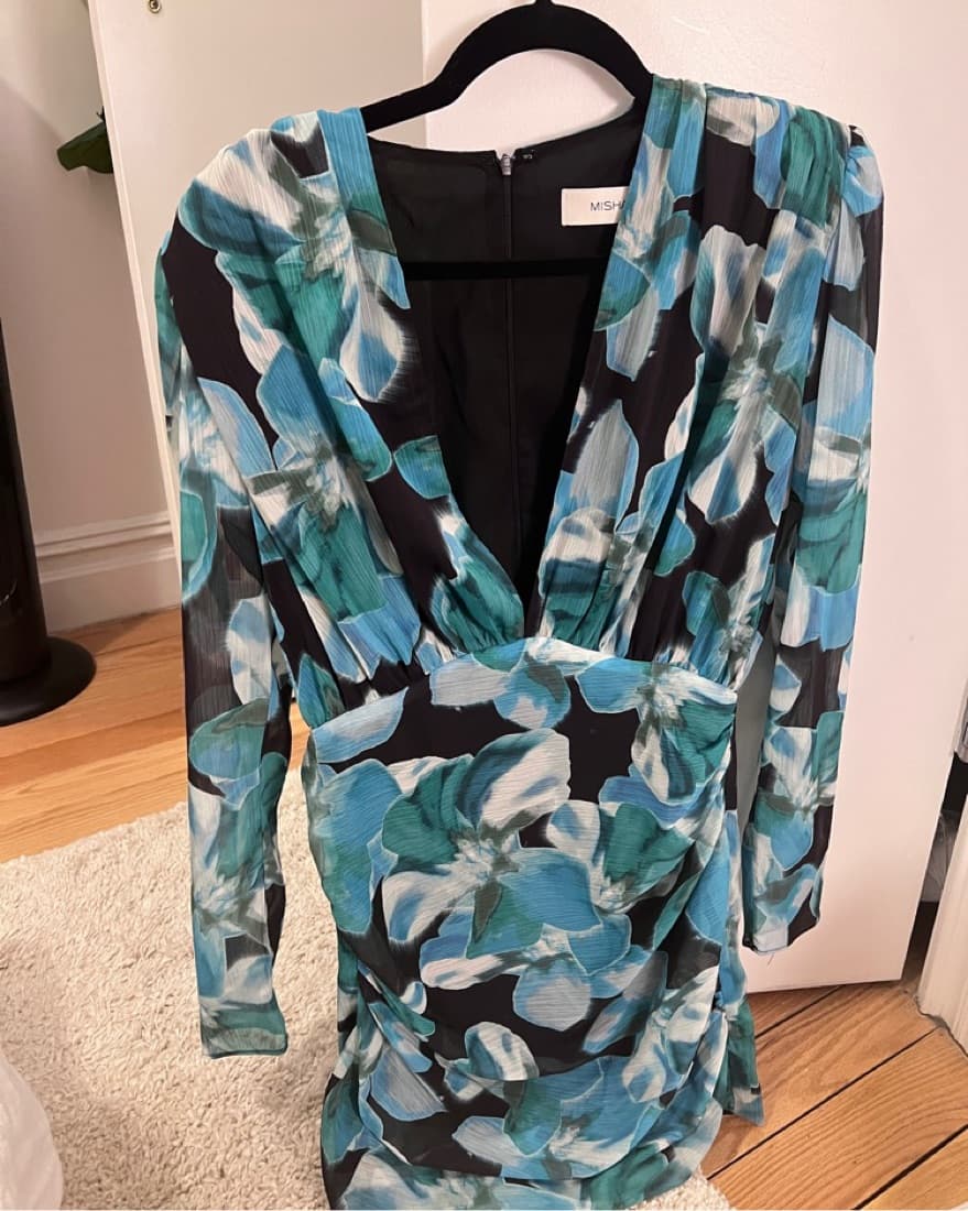 Meredith Georgette Mini Dress - Image 3