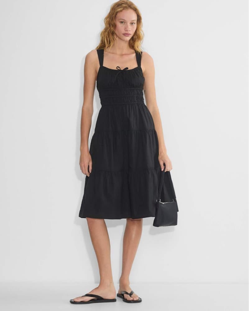 Black Aritzia Midi Dress - Image 1