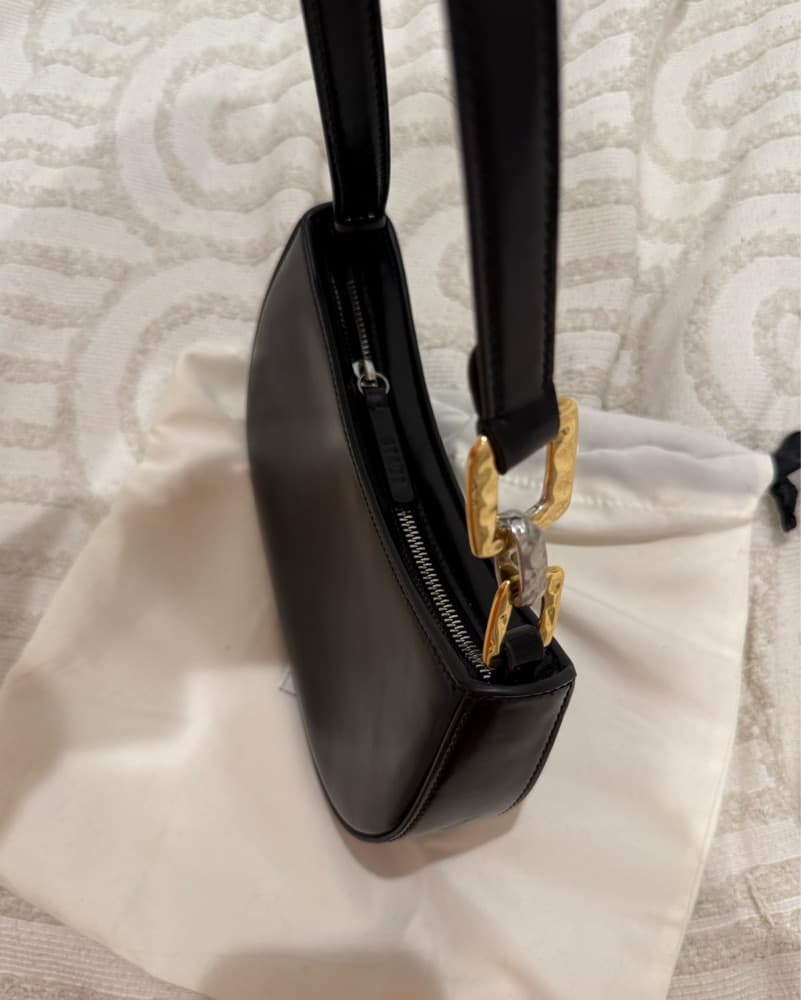 Black Staud Brady Bag With Mixed Metal - Image 2