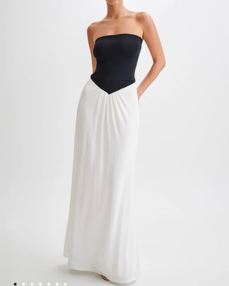 Meski Black-White Dress - Image 1