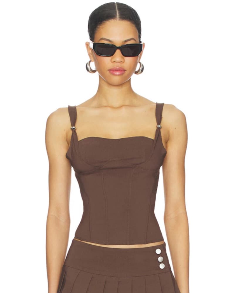 Idez Corset in Brown - Image 3