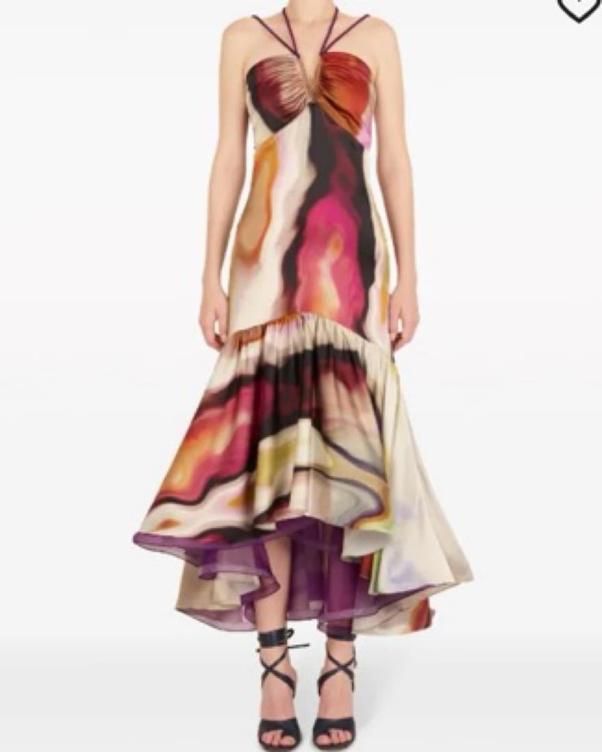 Silvia Tcherassi Silk Dress - Image 1