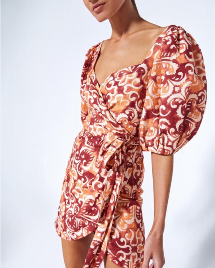 Alexis- Athenes Dress- Terracotta - Image 3