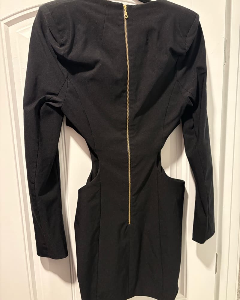 NBD Black Dress From Revolve  - Image 3