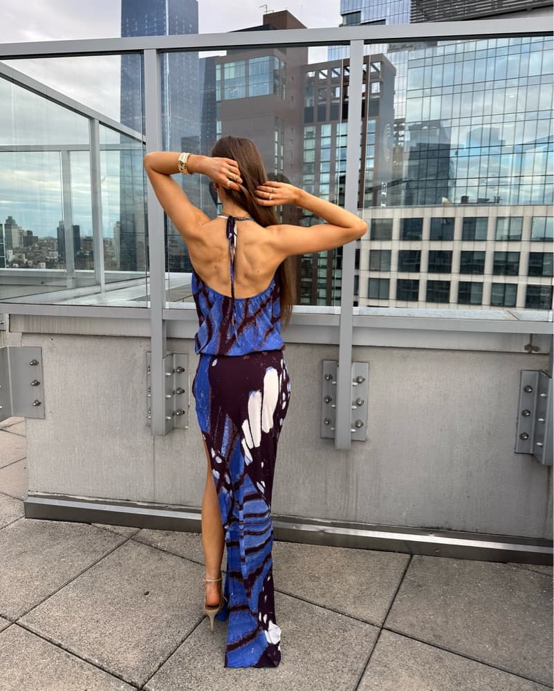 Blue Maxi Dress - Image 2