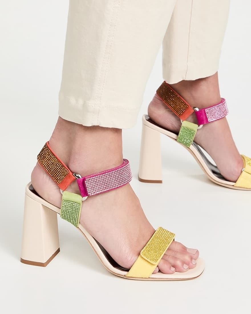 STAUD - Rhinestone Heels - Multicolor - Image 3