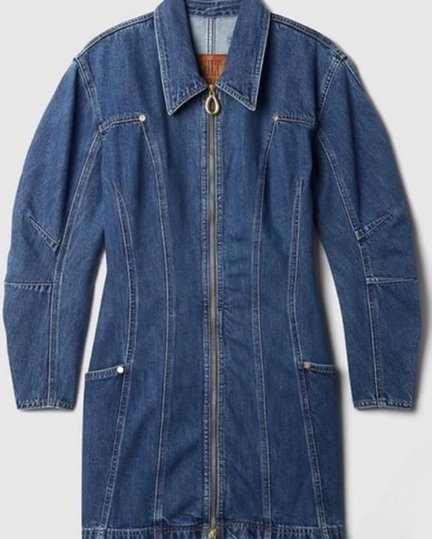 Gap × Cult Gaia Barrel Denim Mini Dress - Image 2