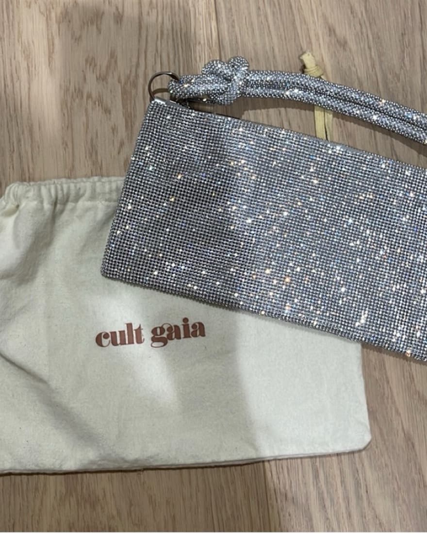 Cult Gaia Hera Knotted Rhinestone Bag  - Image 1