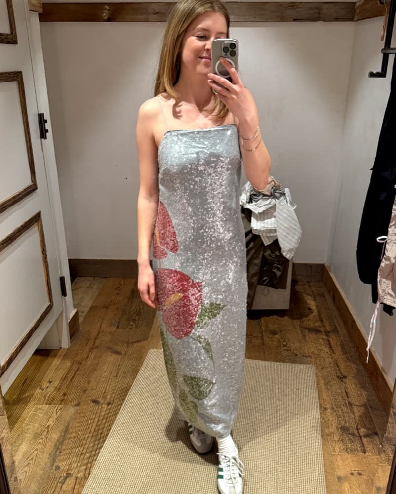 Farm Rio Anthurium Sequin Dress - Image 2