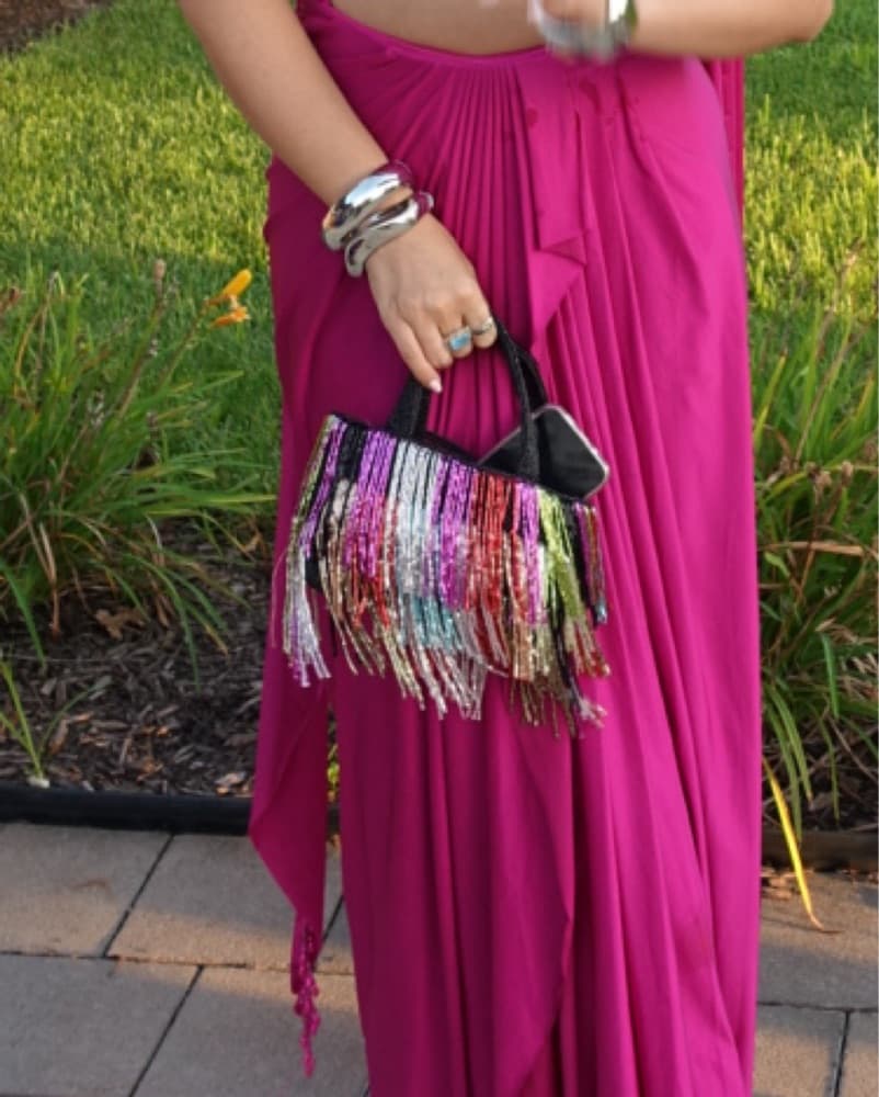 Colorful Beaded Bag Wedding Guest  - Image 3
