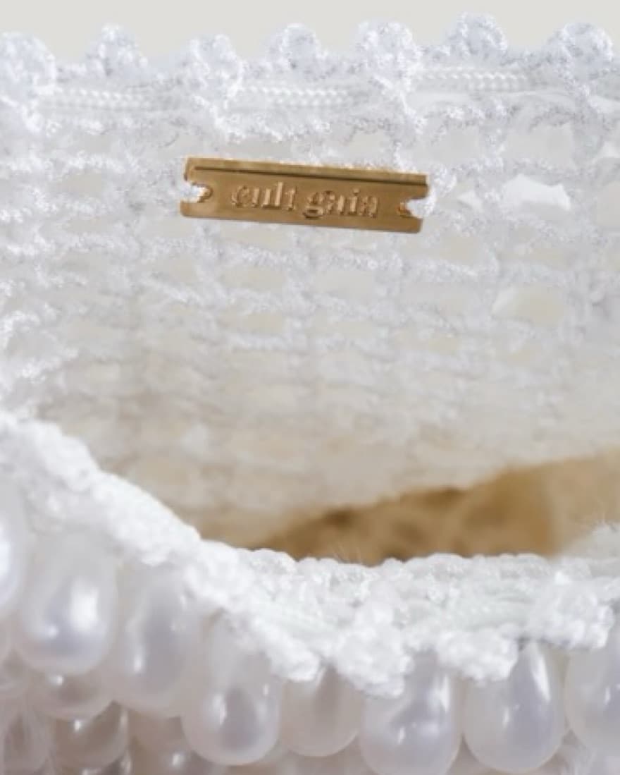  Cult Gaia Feather & Beaded Purse - Image 3
