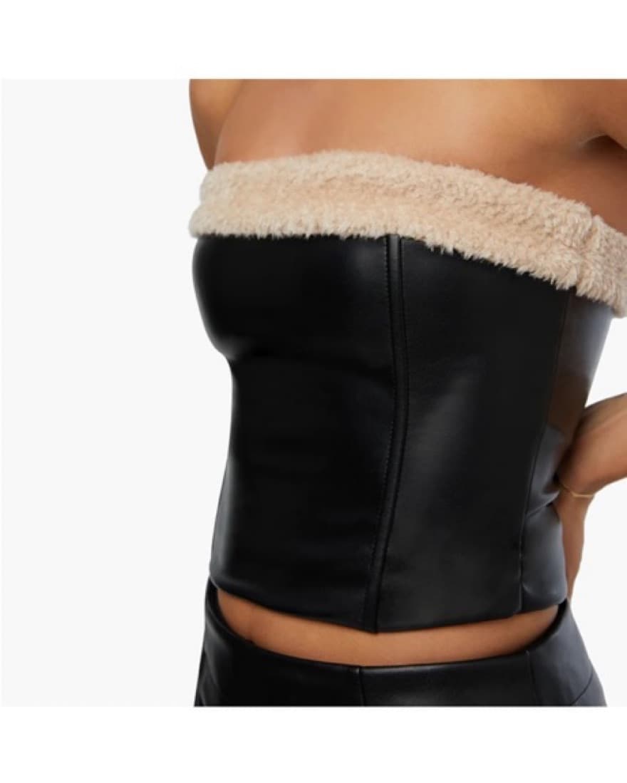 Faux Fur Corset We Wore What - Image 3